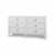 Mornington Linen Wrapped 6 Drawer Dresser - Size: 101H x 175W x 51D (cm) - Art Deco style Mornington Linen Wrapped 6 Drawer Dresser - Size: 101H x 175W x 51D (cm) - Art Deco style