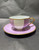 Limoges Legle Tea Cup & Saucer - Parma Stripe  Limoges Legle Tea Cup & Saucer - Parma Stripe