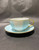 Limoges Legle Breakfast Cup & Saucer - Pastel Blue Stripe