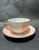 Limoges Legle Breakfast Cup & Saucer - Rose Petal Stripe Limoges Legle Breakfast Cup & Saucer - Rose Petal Stripe