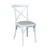 Bentwood Dining Chair - White w/ Linen Seat - French Provincial style Bentwood Dining Chair - White w/ Linen Seat - French Provincial style