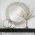 Repose Whitewash Round Mirror - Size: 91H x 91W x 3D (cm) - Contemporary style
