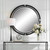 Quadrant Modern Round Mirror - Size: 116H x 116W x 4D (cm) - Contemporary style Quadrant Modern Round Mirror - Size: 116H x 116W x 4D (cm) - Contemporary style