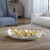 Ruffled Feathers Modern White Bowl - Size: 10H x 61W x 25D (cm) - Organic style