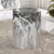 Marvel Marbled Garden Stool - Size: 43H x 33W x 33D (cm) - Mediterranean style