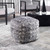Narol Gray Pouf - Size: 46H x 46W x 46D (cm) - Contemporary style Narol Gray Pouf - Size: 46H x 46W x 46D (cm) - Contemporary style