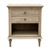 Marie Open Bedside Table - Weathered Oak - Hamptons style Marie Open Bedside Table - Weathered Oak - Hamptons style