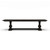 Provincial Trestle Dining Table 3m - Black Wash Provincial Trestle Dining Table 3m - Black Wash