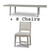 Wooster  Extension Dining Table 215-325cm - Size: 76H x 325W x 102D (cm) - Craftsman style