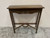 Small Console Table w-Shell Motif - Straw Wash Small Console Table w-Shell Motif - Straw Wash
