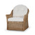Nantucket Rattan Chair - Size: 76H x 77W x 90D (cm) - Americana style Occasional furniture Nantucket Rattan Chair - Size: 76H x 77W x 90D (cm) - Americana style Occasional furniture