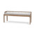 Versai Fluted Bench - Size: 61H x 150W x 46D (cm) - Mid-Century style Bedroom furniture Versai Fluted Bench - Size: 61H x 150W x 46D (cm) - Mid-Century style Bedroom furniture