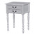 Tucker 2 Drawer Side Table - Architectural White Light Distressed - Size: 71H x 52W x 38D (cm) - Hamptons style Tucker 2 Drawer Side Table - Architectural White Light Distressed - Size: 71H x 52W x 38D (cm) - Hamptons style