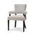 Genevieve Dining Chair - Size: 89H x 59W x 64D (cm) - Mid-Century Modern style