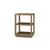 Cohan End Table w/ Wood Shelf - Size: 74H x 56W x 46D (cm) - Scandinavian style Living Room furniture Cohan End Table w/ Wood Shelf - Size: 74H x 56W x 46D (cm) - Scandinavian style Living Room furniture