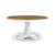 Provincial Round Dining Table 150cm - Architectural White / Fruit Wood - Size: 153H x 153W x 76D (cm) - French Provincial style