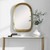Bradano Brass Arch Mirror - Size: 90H x 60W x 10D (cm) - Mid-Century Modern style Bradano Brass Arch Mirror - Size: 90H x 60W x 10D (cm) - Mid-Century Modern style