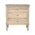 Versailles Bedside Table w/ Button Handles - Weathered Oak - French Provincial style Versailles Bedside Table w/ Button Handles - Weathered Oak - French Provincial style