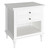 Marie Open Bedside Table - White - Hamptons style Marie Open Bedside Table - White - Hamptons style