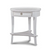 Empire Lamp Table Small - Architectural White Light Distressed - Size: 68H x 50W x 50D (cm) - Traditional style