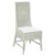 Conservatory Dining Chair w/ Cushion - White Light Distressed - Size: 110H x 48W x 56D (cm) - Craftsman style Conservatory Dining Chair w/ Cushion - White Light Distressed - Size: 110H x 48W x 56D (cm) - Craftsman style