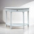 Belleville Bobbin Curved Console Small - White - HL617#MW