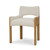 Vannes Dining Chair - Size: 80H x 61W x 52D (cm) - Mid-Century Modern style