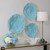 Ocean Gems Blue Wall Decor Set/3 - Size: 53H x 56W x 10D (cm) - Coastal style