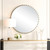 Avelyne Round Mirror - Size: 95H x 95W x 6D (cm) - Mid-Century Modern style