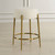 Arles Brass Counter Stool - Size: 66H x 51W x 51D (cm) - Contemporary style