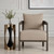 Sienna Sand Fabric Accent Chair - Size: 72H x 69W x 74D (cm) - Contemporary style Sienna Sand Fabric Accent Chair - Size: 72H x 69W x 74D (cm) - Contemporary style