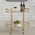 Isabelle Gold Bar Cart - Size: 81H x 85W x 45D (cm) - Contemporary style Isabelle Gold Bar Cart - Size: 81H x 85W x 45D (cm) - Contemporary style