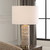 Cortado Travertine Table Lamp - Size: 59H x 38W x 38D (cm) - Mid-Century Modern style