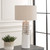Haven White Glaze Table Lamp - Size: 75H x 38W x 38D (cm) - Coastal style