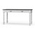 Console Desk with Barley Twist Leg - Architectural White with Smokey Grey Top Console Desk with Barley Twist Leg - Architectural White with Smokey Grey Top