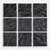 Malosi Black Wood Wall Decor Set/9 - Size: 30H x 30W x 4D (cm) - Contemporary style