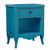 Monaco Open Bedside Cabinet - Marine Blue - Size: 70H x 60W x 40D (cm) - French Provincial style Monaco Open Bedside Cabinet - Marine Blue - Size: 70H x 60W x 40D (cm) - French Provincial style