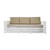 Palma Rattan 3 Seater - White - Boho Chic style