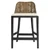 Panama Rattan Counter Stool - Pecan Brown - Coastal style Panama Rattan Counter Stool - Pecan Brown - Coastal style