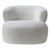 Lune Boucle Tub Chair - Snow - Mid-Century Modern style Lune Boucle Tub Chair - Snow - Mid-Century Modern style