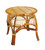 Palmera Rattan Round Side Table - Natural - Boho Chic style