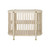 Solaro Retro Low Bookcase - Whitewash - Mid-Century Modern style
