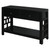 Callan 2 Drawer Console - Black - Contemporary style