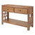 Callan 2 Drawer Console - Mindi Brown - Contemporary style