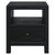 Callan Bedside Table - Black - Contemporary style