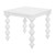 Bolan Side Table - White - Boho Chic style