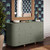 Fenchurch 6 Drawer Linen Wrapped Dresser - Size: 98H x 173W x 56D (cm) - Boho Luxe style