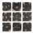 Ignite Wood Wall Decor Set/9 - Size: 39H x 39W x 4D (cm) - Organic style Ignite Wood Wall Decor Set/9 - Size: 39H x 39W x 4D (cm) - Organic style