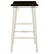 Tractor Barstool - White Light Distressed / Espresso - Size: 84H x 46W x 42D (cm) - Farmhouse style Tractor Barstool - White Light Distressed / Espresso - Size: 84H x 46W x 42D (cm) - Farmhouse style