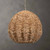 Lemont Hammered Brass 1 Light Pendant - Size: 39H x 61W x 61D (cm) - Mid-Century Modern style